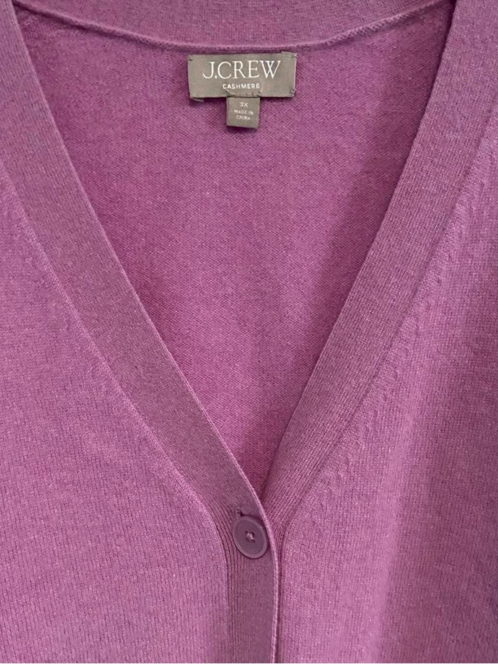 J.Crew Womens 100% Cashmere V Neck Button Up Cardigan Sweater Pockets - Picture 4 of 8